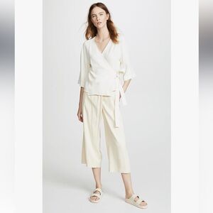 Judith And Charles Silk Wrap Blouse Size 10